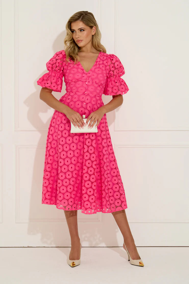 8th sign callie dress with lace detail – Lisa Baker Boutiques