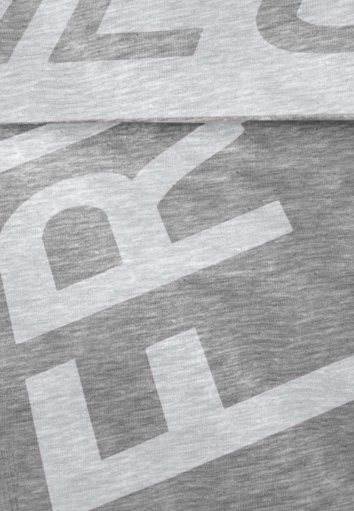 frieda & freddies logo scarf in grey