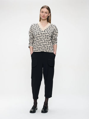 jane lushka still techincal jersey pants in black