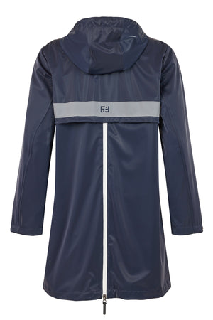 frandsen shiny raincoat in navy