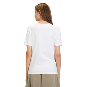 Betty Barclay Graphic Tee With Logo And Mixed Print in white