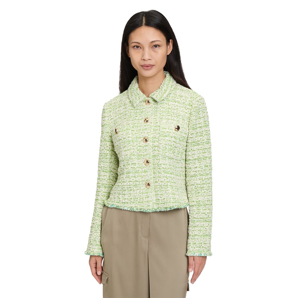 Betty Barclay Textured Woven Jacket in green