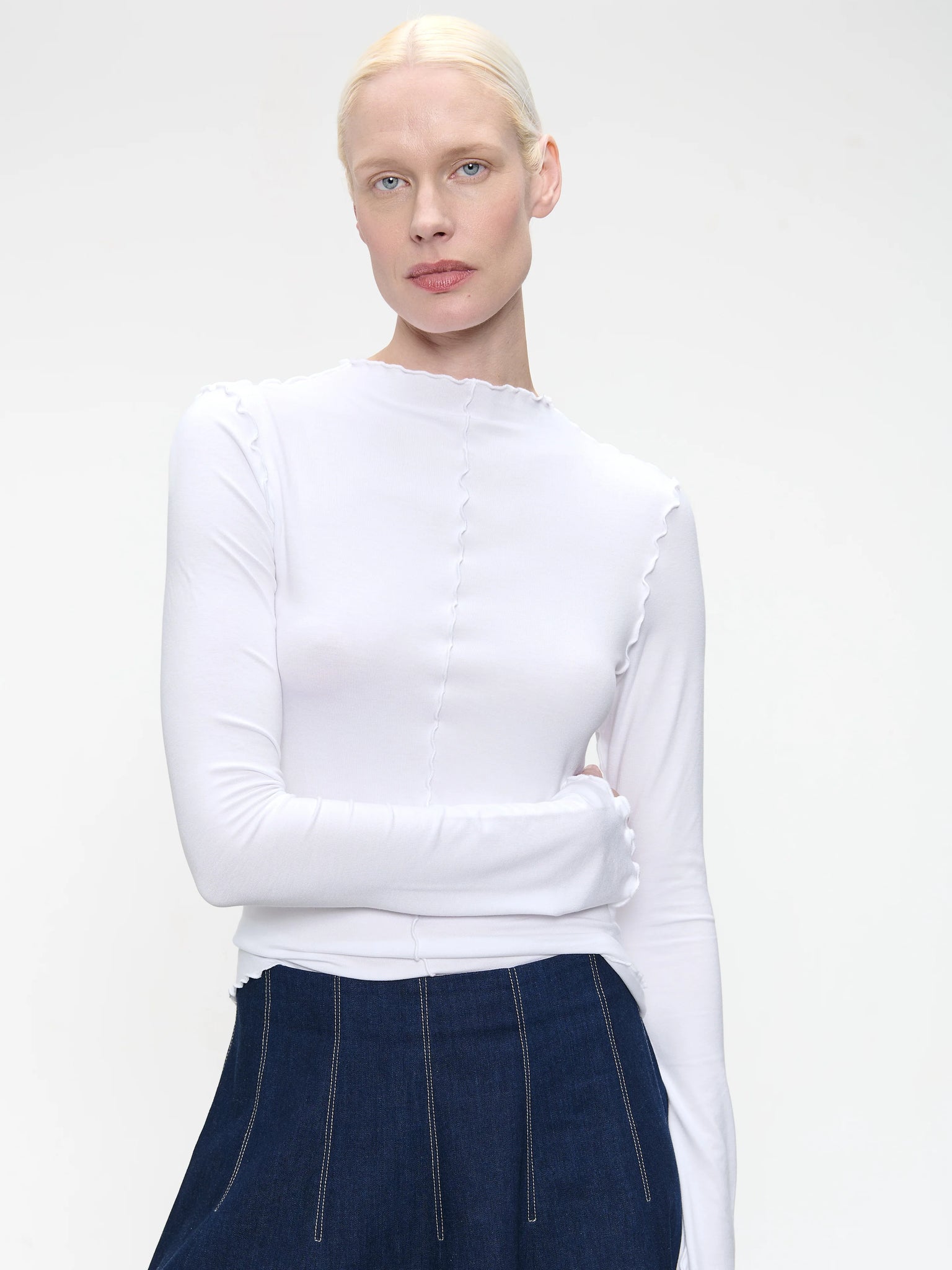 jane lushka janette top in white