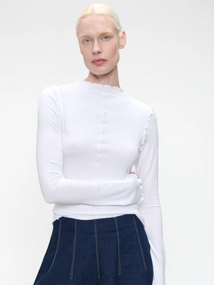 jane lushka janette top in white