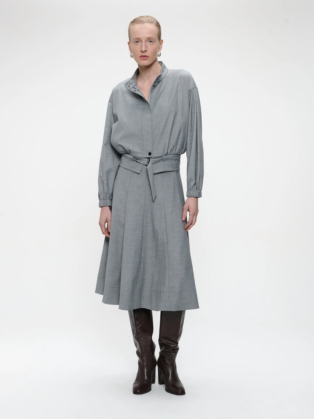 jane lushka ian viscose jacket in light grey
