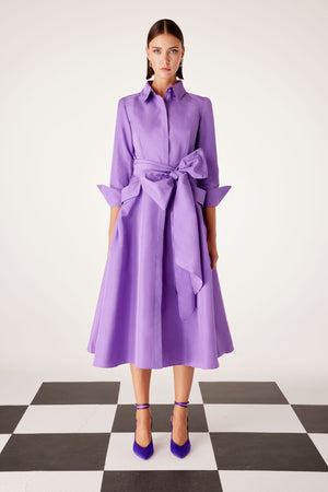 carla ruiz shirt dress in lilac