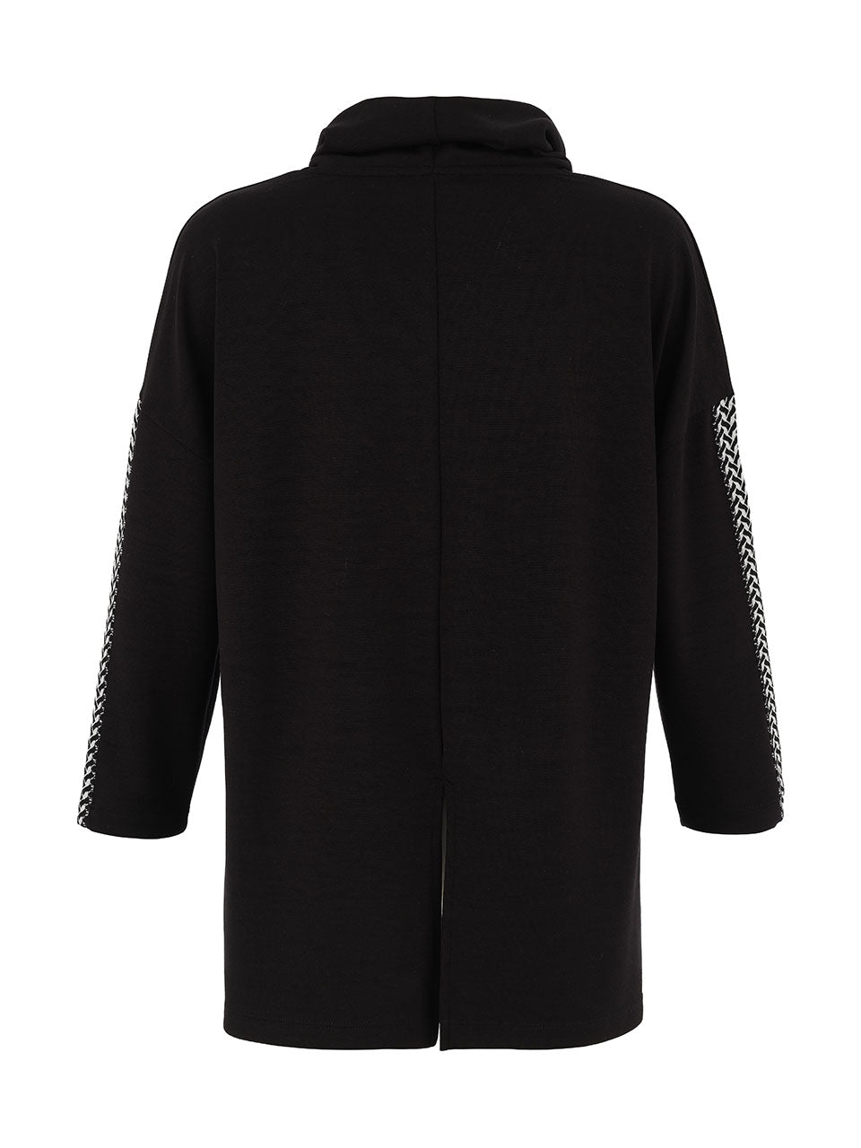 dolcezza cowl neck sweater in black