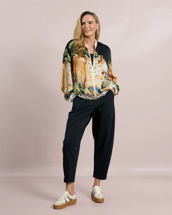 deck barrell trousers in bLACK