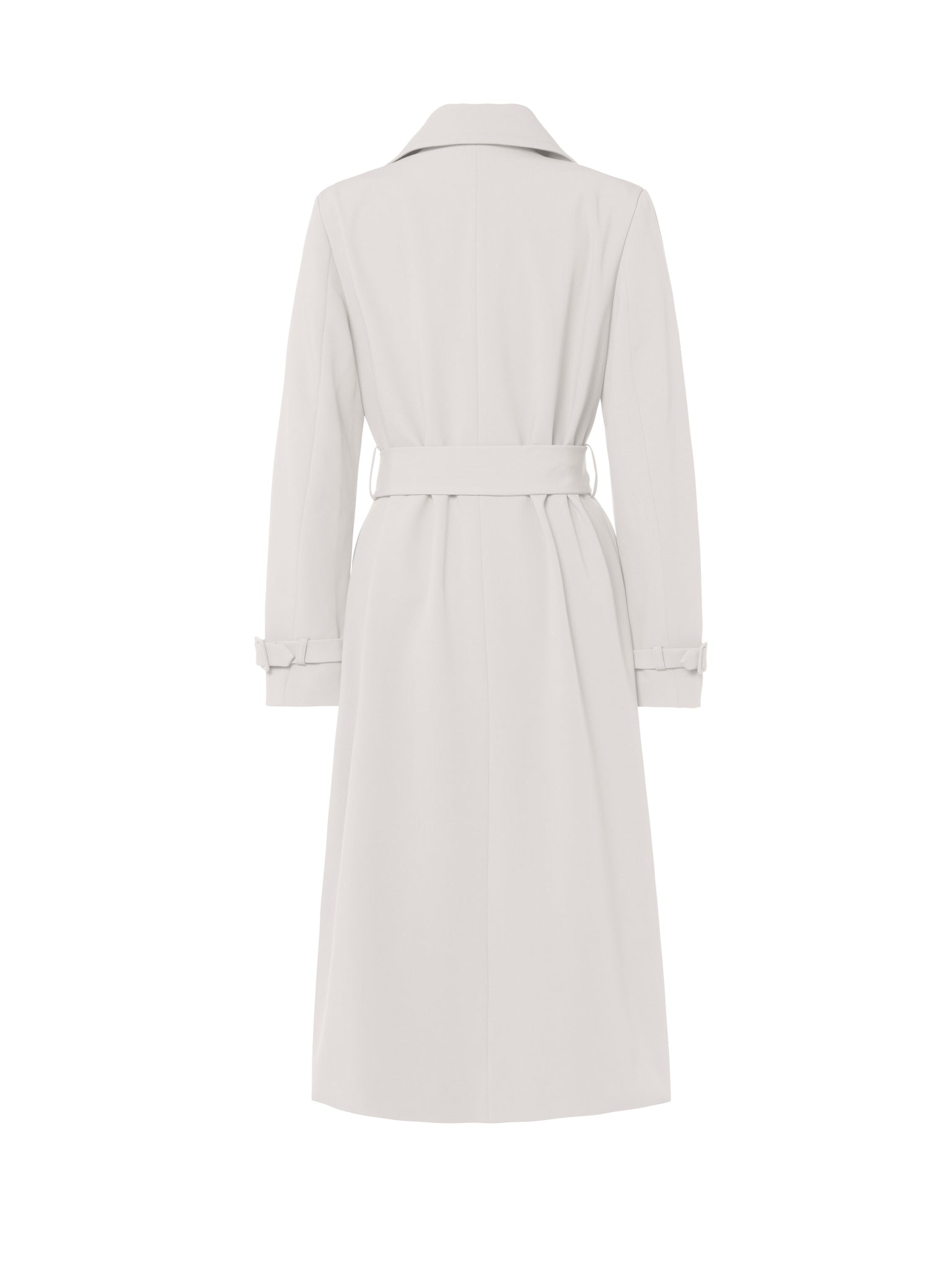 Beaumont Dia tailored double breasted trench coat with side splits