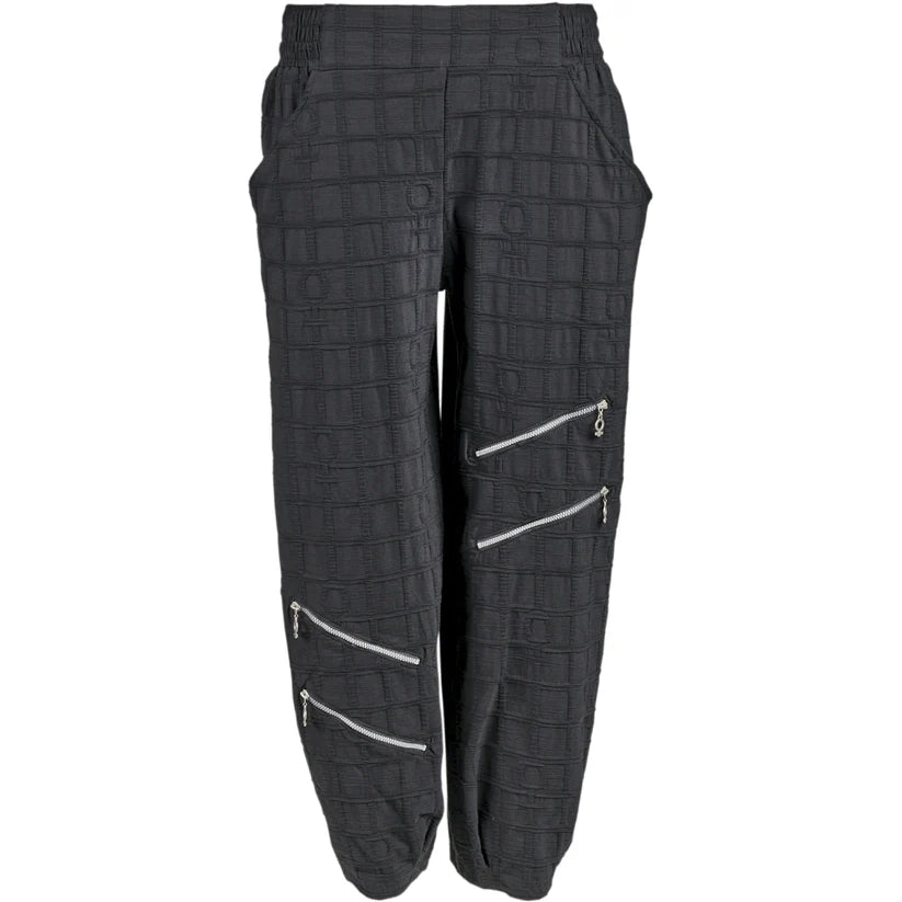 mysoul bubble balloon trousers in black
