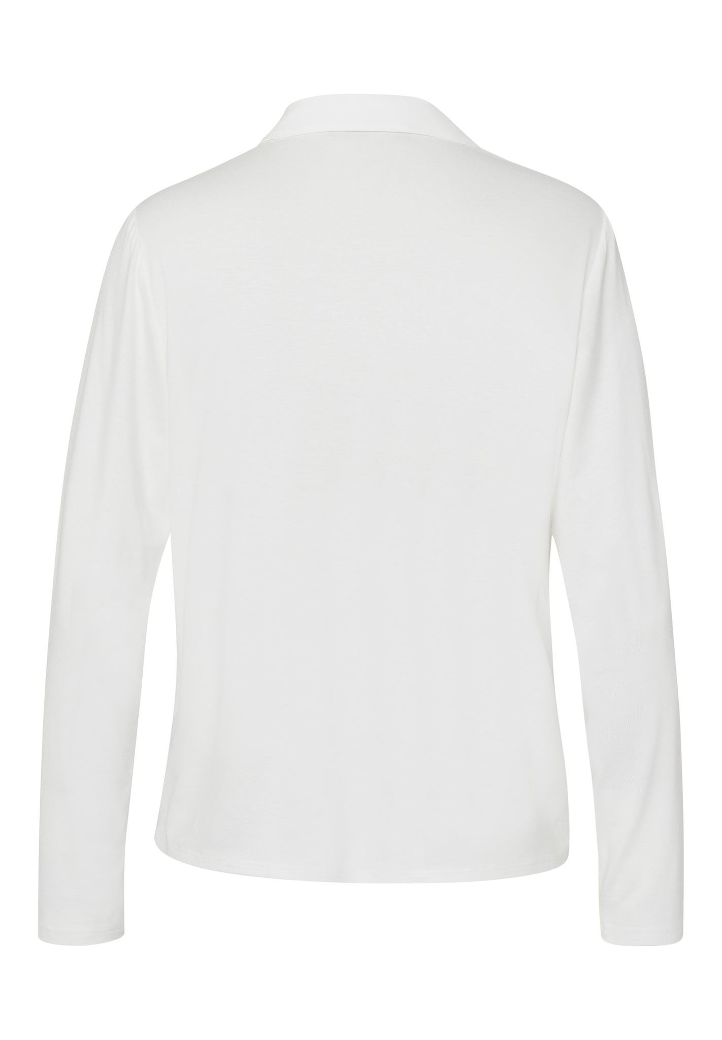 Long sleeve poloshirt (white&black)