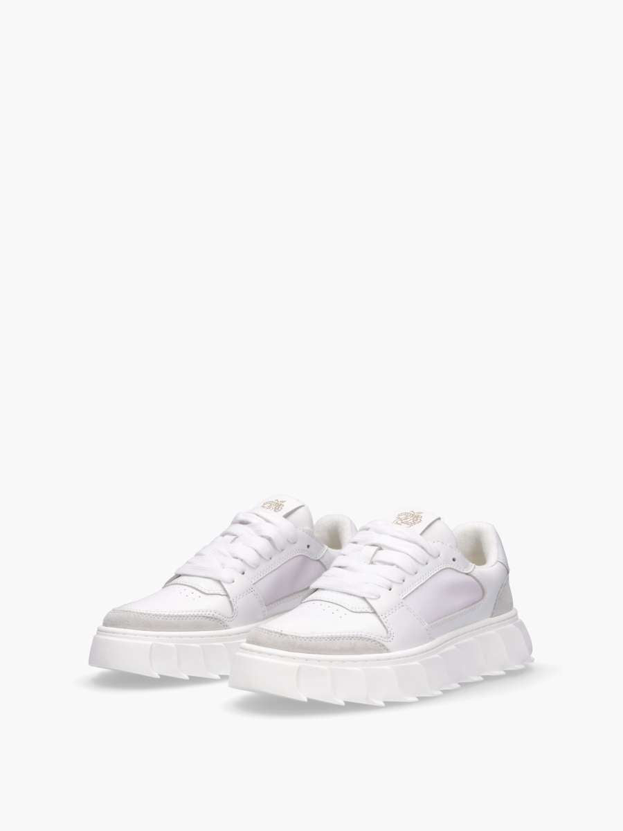 Apple of Eden London chunky runners in white