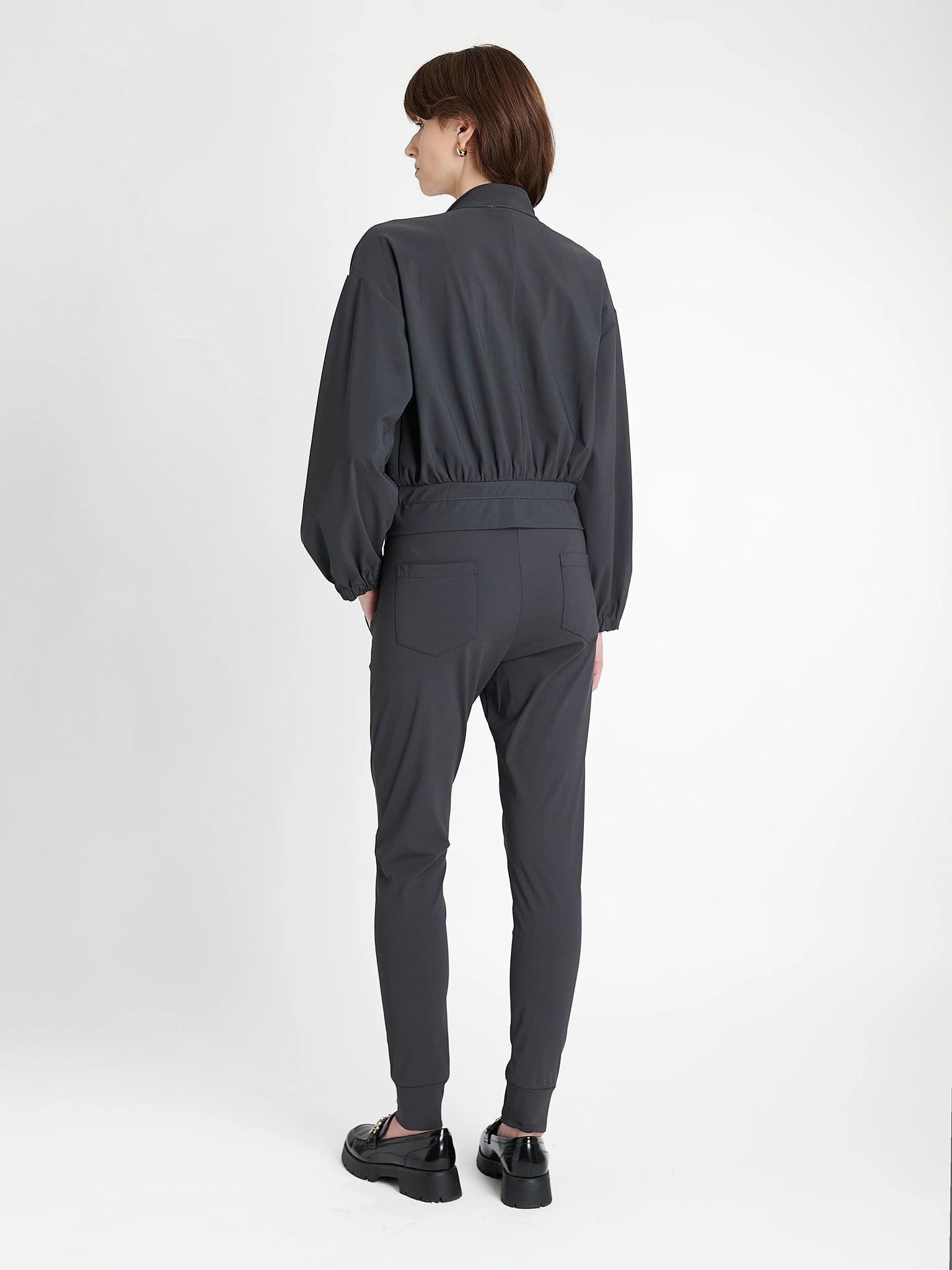 jane lushka Ian jacket technical jersey in grey