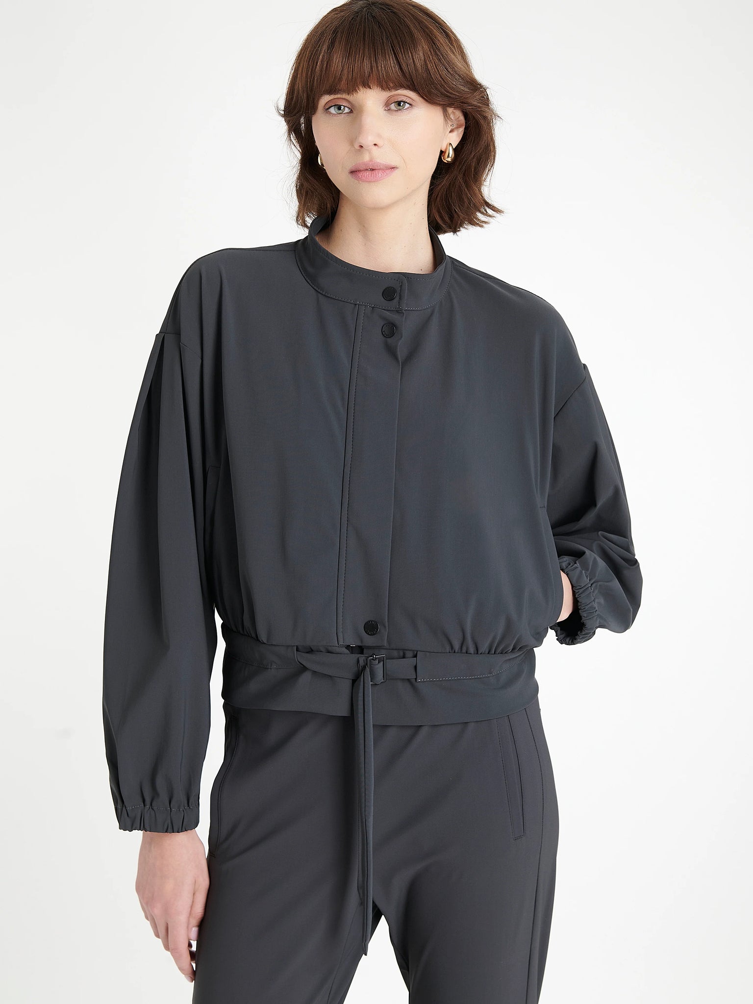 jane lushka Ian jacket technical jersey in grey
