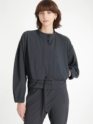 jane lushka Ian jacket technical jersey in grey