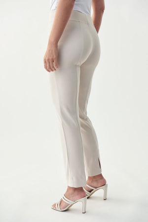 Joseph Ribkoff Straight leg trousers with split (sand)