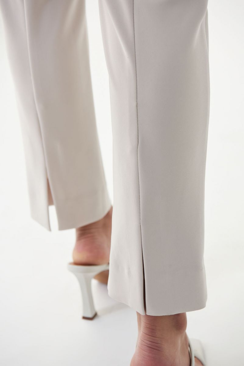 Joseph Ribkoff Straight leg trousers with split (sand)