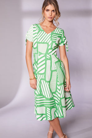 Deana Geo print dress