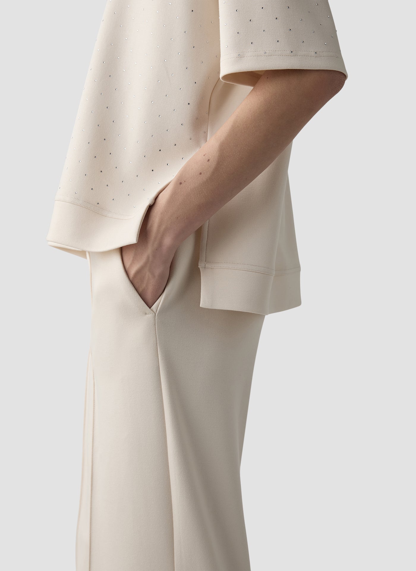 le comte diamante tshirt in cream