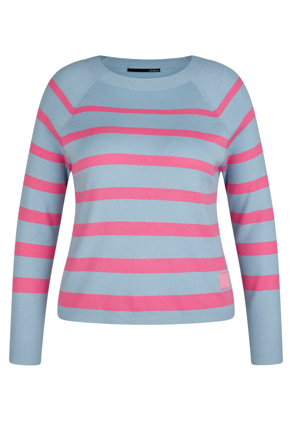 Colour splash stripe jumper