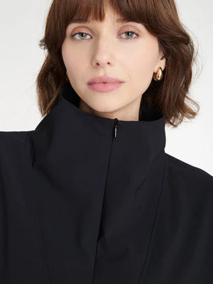 Jane Lushka Leone blouse technical jersey in black