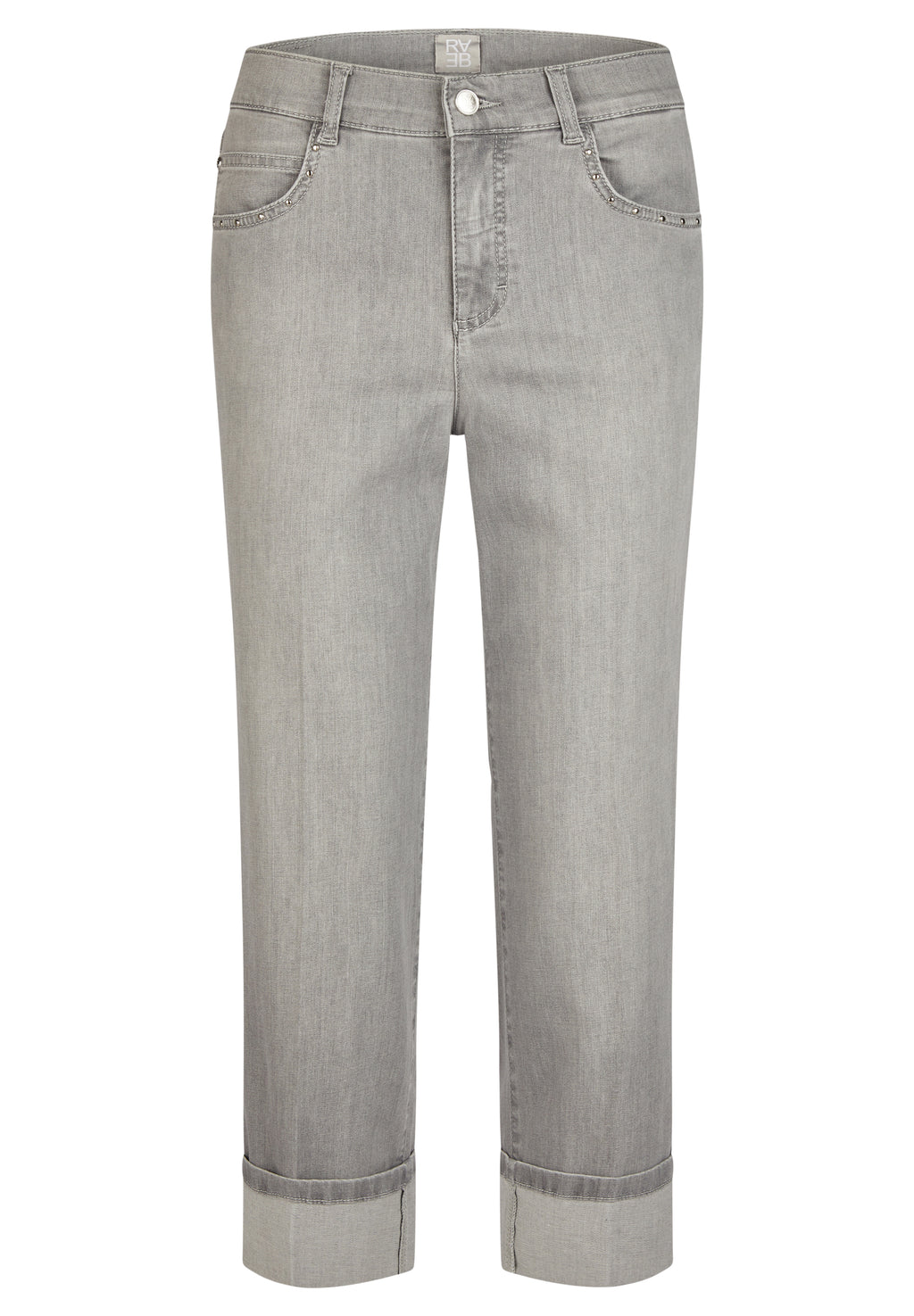 Rabe willow turn up jeans in light grey, product code 52-213151