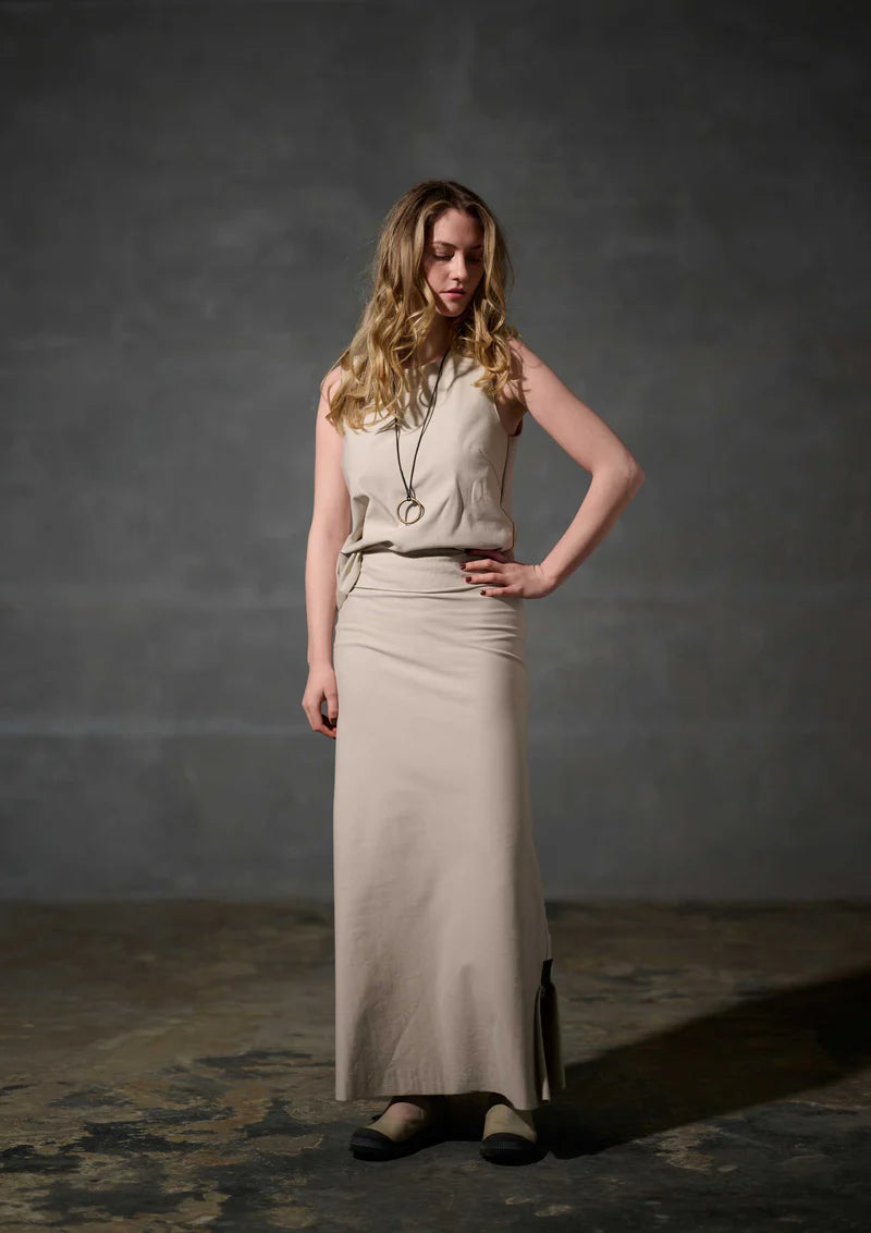 Henriette Steffensen long skirt in beige