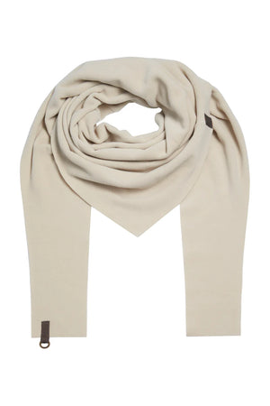 henriette steffensen triangular scarf in beige