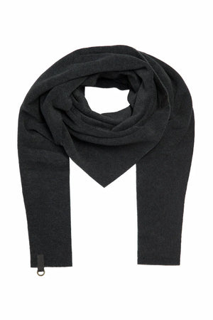 henriette steffensen triangular scarf in black
