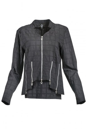 mysoul bubble short jacket in black