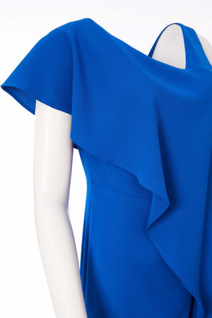 Kate cooper frill detail jumpsuit in blue