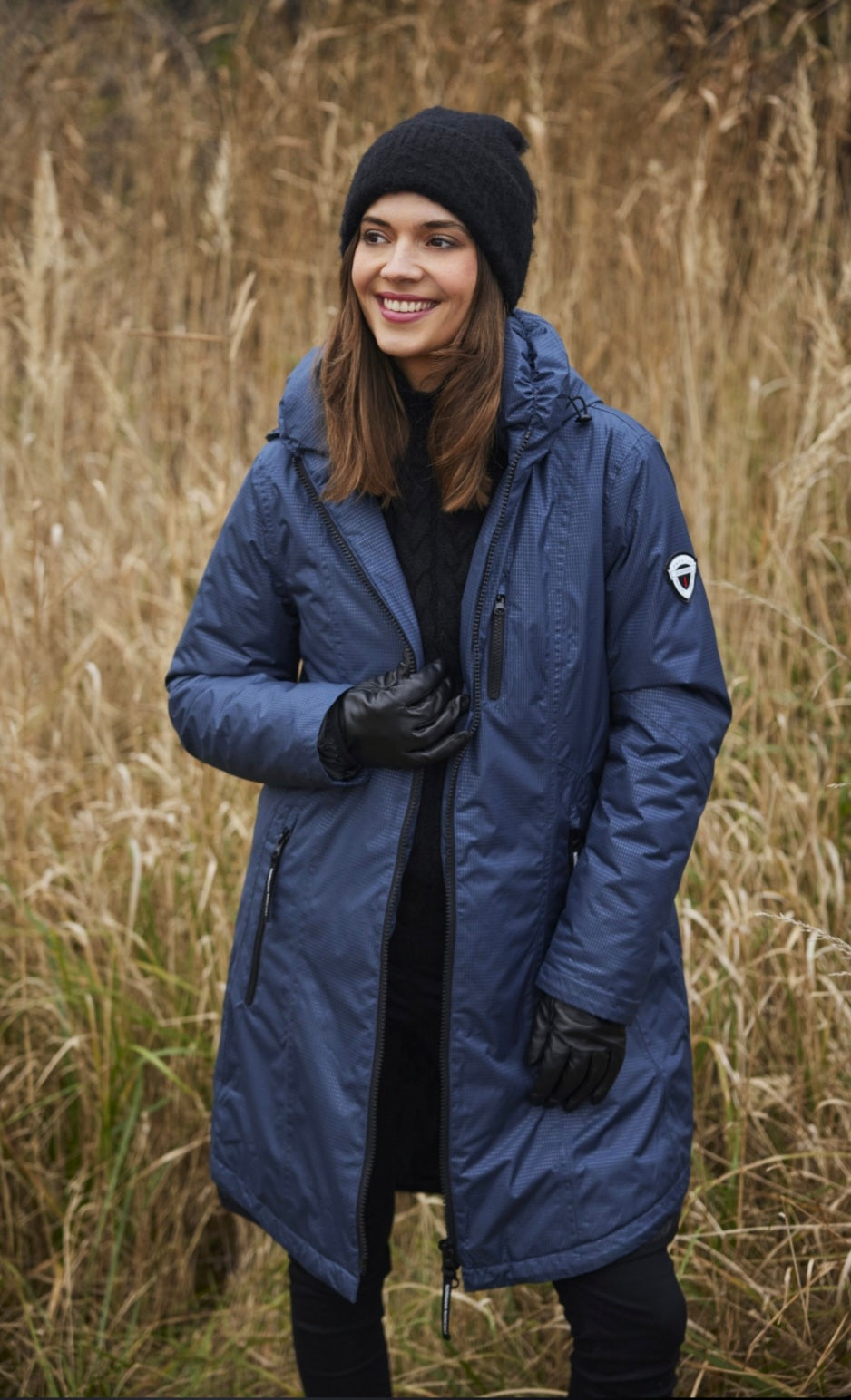 normann raincoat in navy