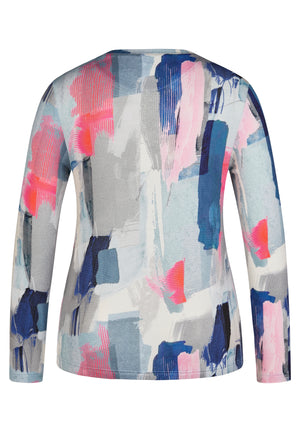 Le Comte colour splash collection printed long sleeve top

Product code 52-613334