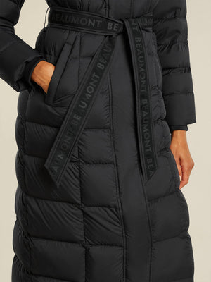 Beaumont valentina long coat in black
