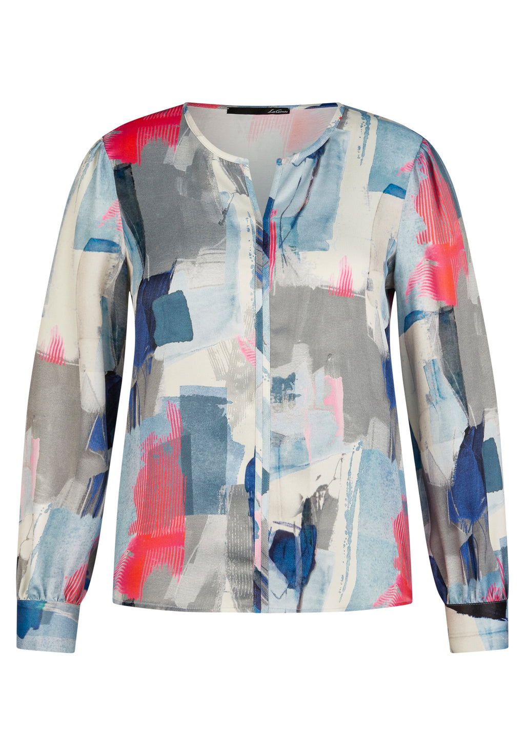 <p>Le Comte colour splash collection printed blouse with long sleeves and a satin feel</p>
<p>Product code 52-613100</p>
<p> </p>
