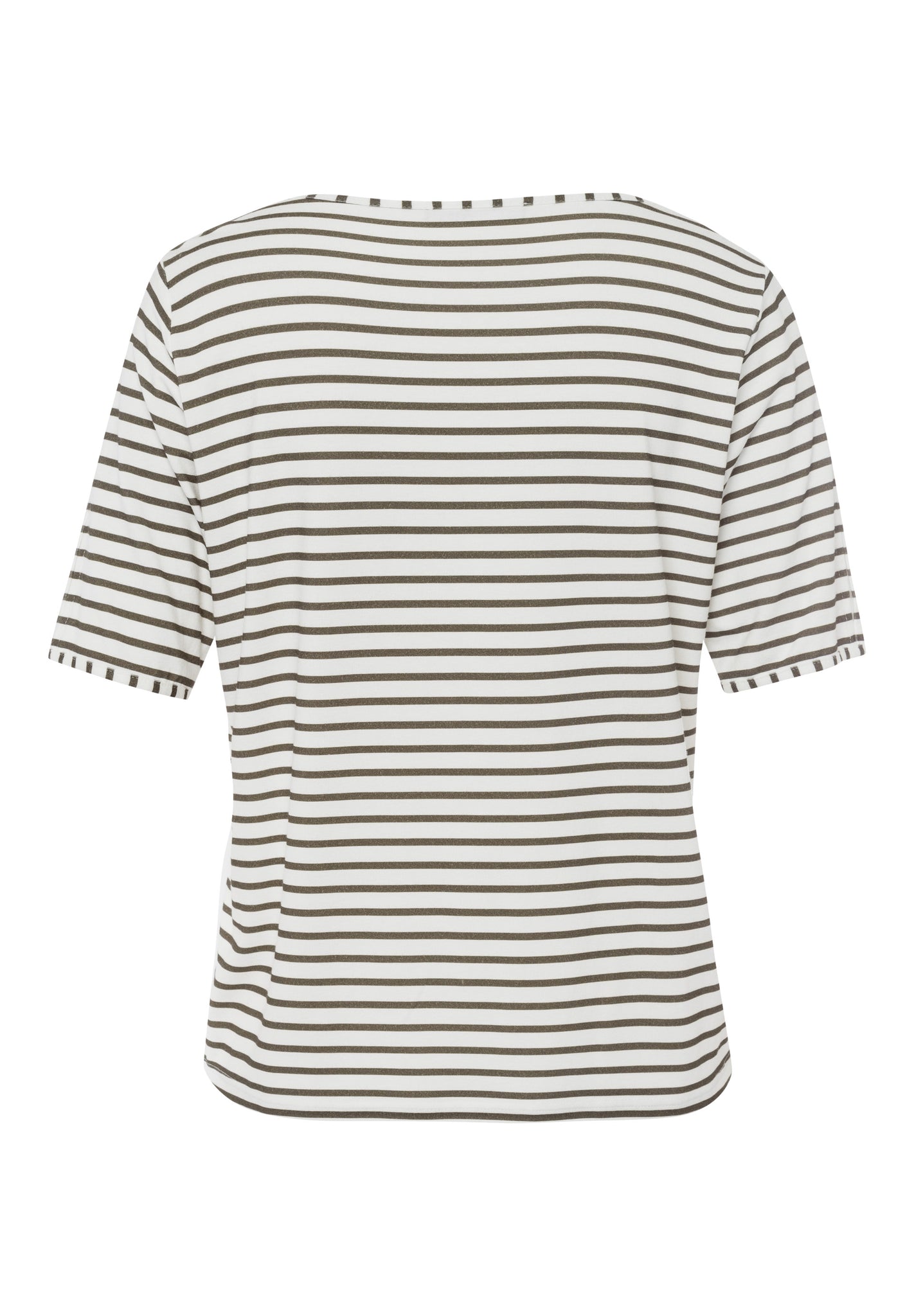 Frank walder Caribbean dream collection stripe print tshirt in khaki and white

Product code 203.405