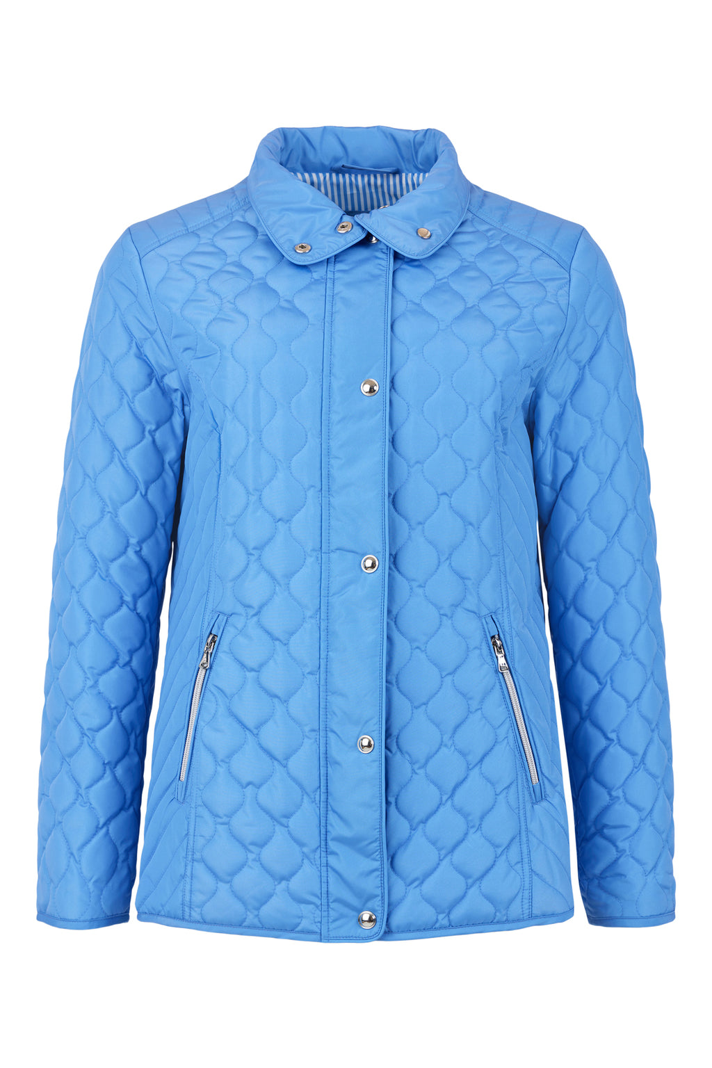 <p>Frandsen quilted jacket in blue</p>
<p>Product code 843-371</p>