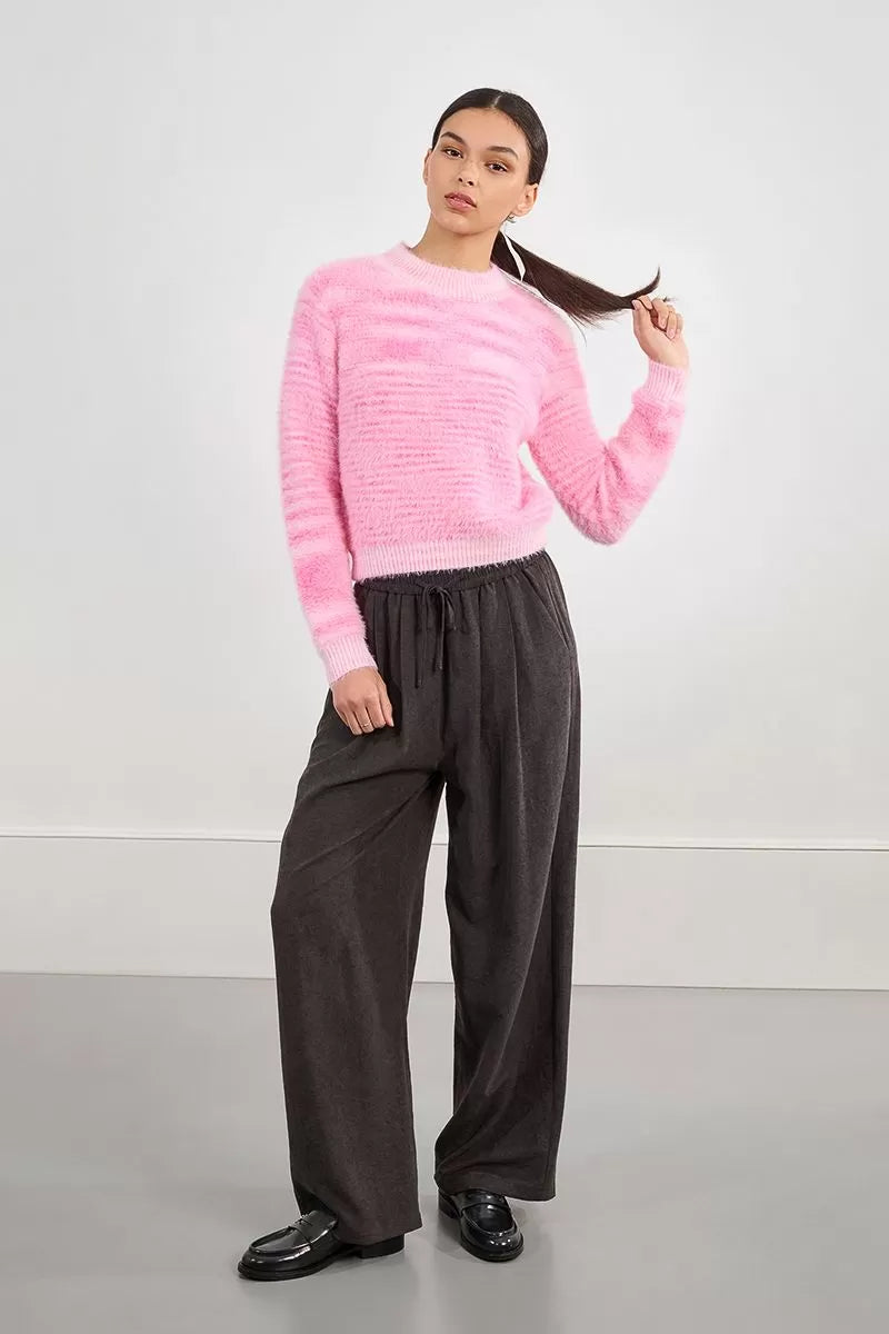 lili sidonio tie dye knit in pink